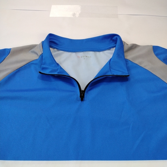 Primal Biking Cycling Jersey Men's XL Short Sleeve Blue Grey White - Picture 4 of 10